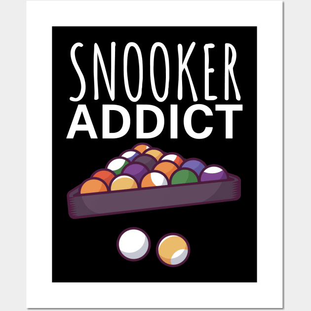 Snooker addict Wall Art by maxcode